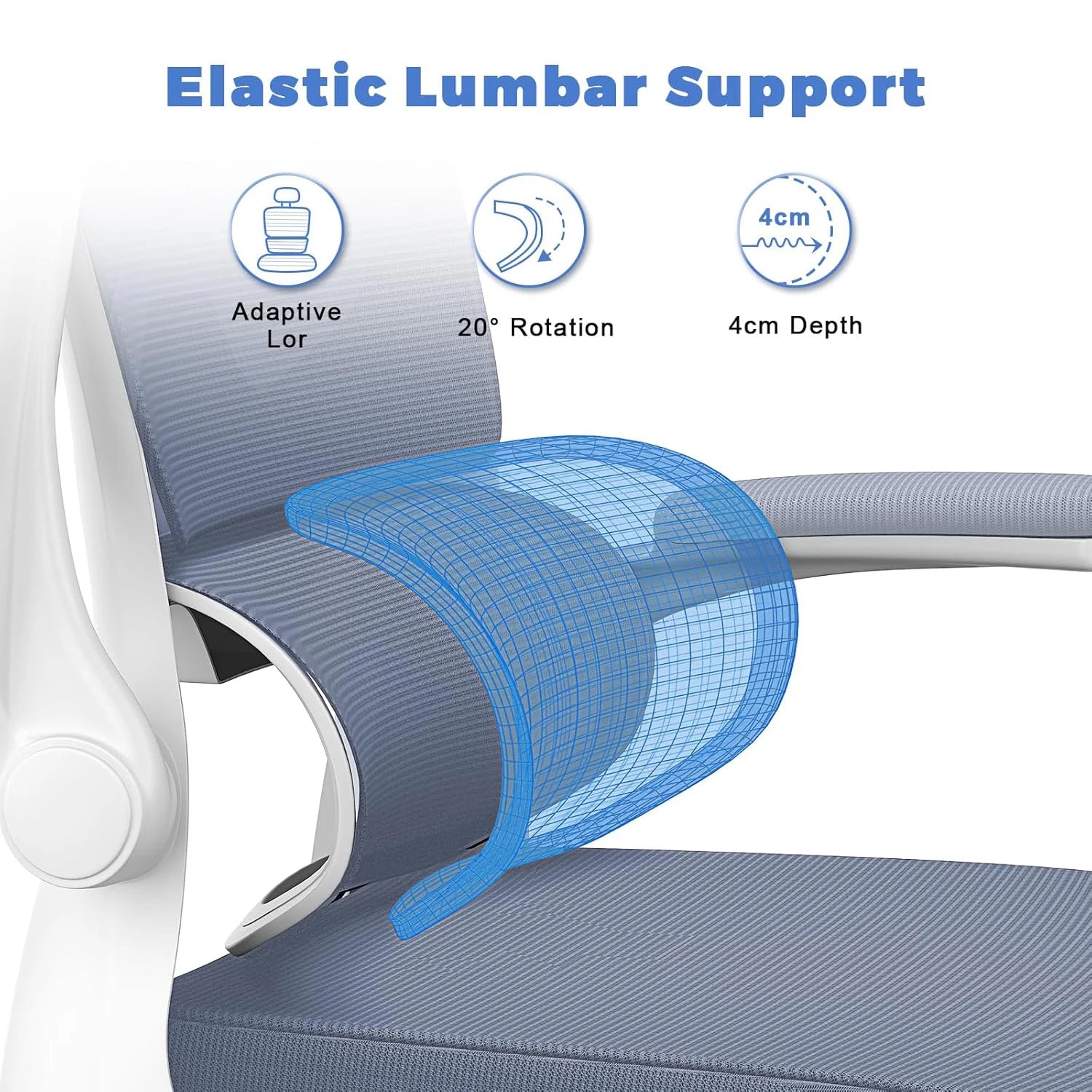 AeroFlex Pro Ergonomic Office Chair – Adjustable Headrest & Lumbar Support