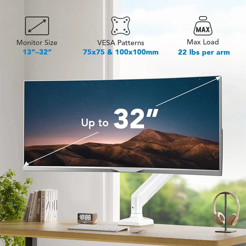 ArmFlex Pro™ – Premium Height-Adjustable Monitor Arm for 14"–32" Screens