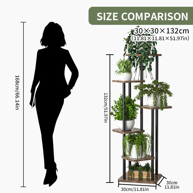 MTShining 8-Tier Metal Storage Rack, - Heavy-Duty Multi-Layer Organizer for Home & Office